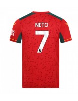 Wolves Pedro Neto #7 Venkovní Dres 2023-24 Krátký Rukáv